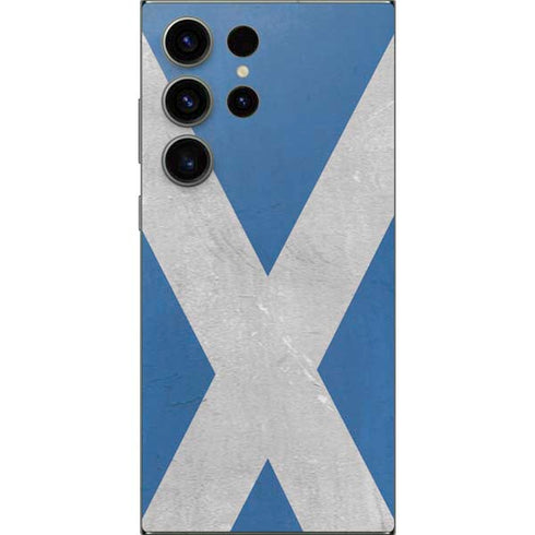 Scotland Flag Distressed Galaxy S25 Ultra Skin