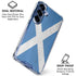 Scotland Flag Distressed Galaxy S25 Plus Clear Case