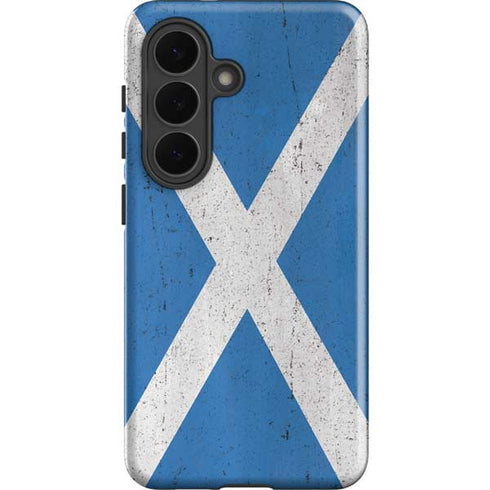 Scotland Flag Distressed Galaxy S26 Impact Case