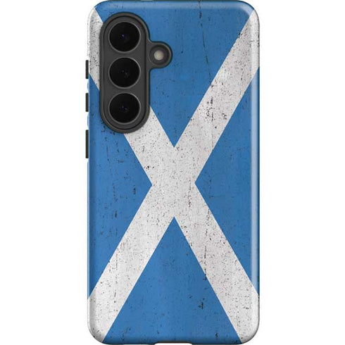 Scotland Flag Distressed Galaxy S26 Plus Impact Case