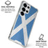 Scotland Flag Distressed Galaxy S26 Ultra Clear Case