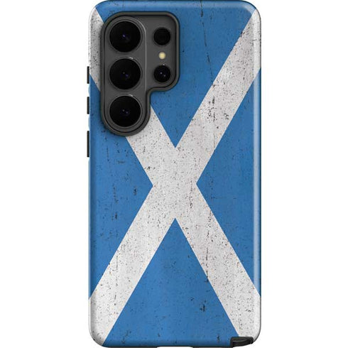 Scotland Flag Distressed Galaxy S26 Ultra Impact Case