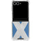 Scotland Flag Distressed Galaxy Z Flip7 Clear Case