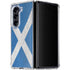 Scotland Flag Distressed Galaxy Z Fold5 5G Clear Case
