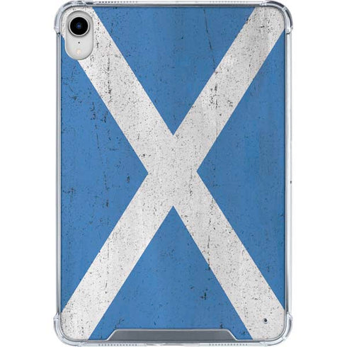 Scotland Flag Distressed iPad 11th Gen (2025) Clear Case