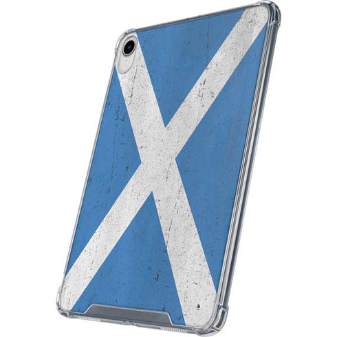 Scotland Flag Distressed iPad 11th Gen (2025) Clear Case