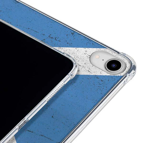 Scotland Flag Distressed iPad 11th Gen (2025) Clear Case