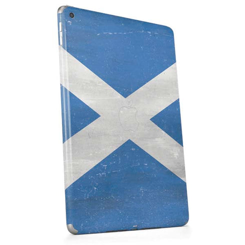 Scotland Flag Distressed Apple iPad Skin