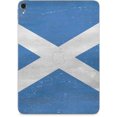 Scotland Flag Distressed Apple iPad Pro Skin
