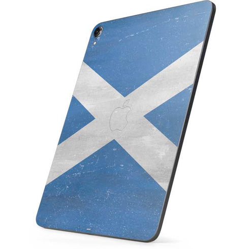 Scotland Flag Distressed Apple iPad Pro Skin
