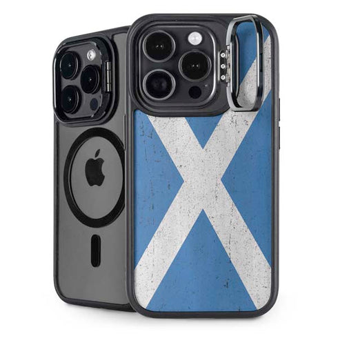 Scotland Flag Distressed iPhone Cases
