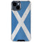 Scotland Flag Distressed iPhone 15 Clear Case