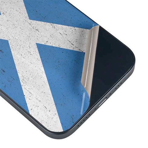 Scotland Flag Distressed iPhone 15 Skin