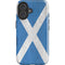 Scotland Flag Distressed iPhone 16 Plus Impact Case