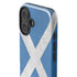 Scotland Flag Distressed iPhone 16 Plus Impact Case
