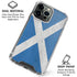 Scotland Flag Distressed iPhone 16 Pro Clear Case