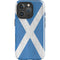 Scotland Flag Distressed iPhone 16 Pro Max Impact Case