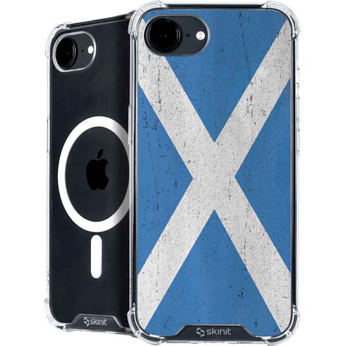 Scotland Flag Distressed iPhone 16e MagSafe Case