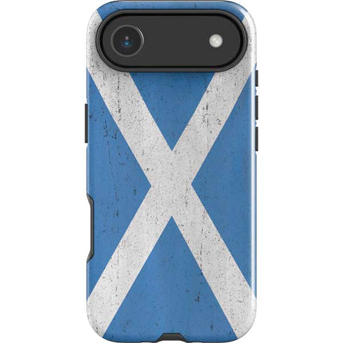 Scotland Flag Distressed iPhone 17 Air Impact Case