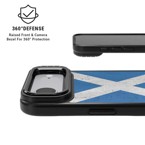 Scotland Flag Distressed iPhone 17 Air Kickstand Case