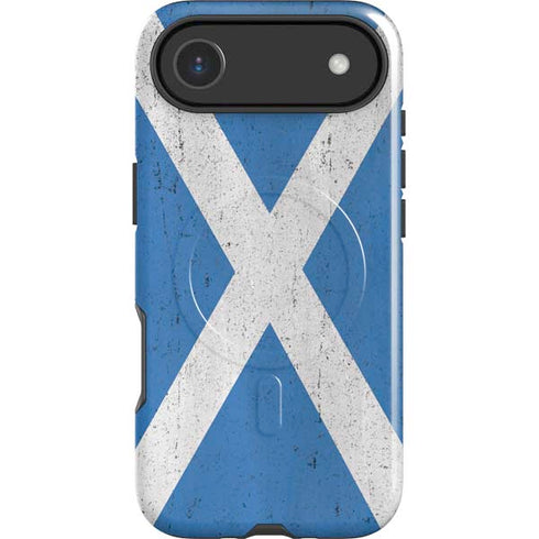 Scotland Flag Distressed iPhone 17 Air Magsafe Impact Case