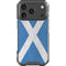 Scotland Flag Distressed iPhone 17 Pro Clear Case