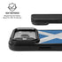 Scotland Flag Distressed iPhone 17 Pro Kickstand Case