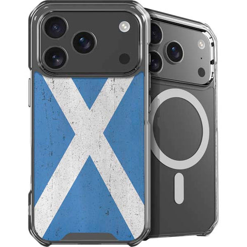 Scotland Flag Distressed iPhone 18 Pro Max MagSafe Case