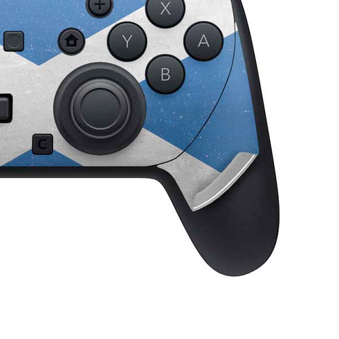 Scotland Flag Distressed Nintendo Switch 2 (2025) Pro Controller Skin