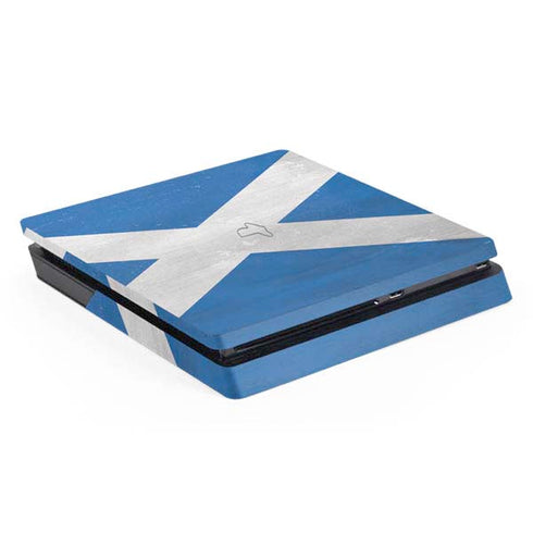 Scotland Flag Distressed PS4 Slim Skin