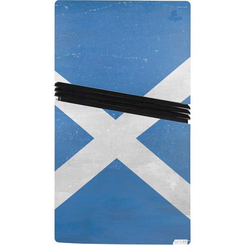 Scotland Flag Distressed PS5 Pro Console Skin