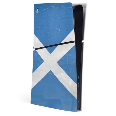 Scotland Flag Distressed PlayStation PS5 Skins