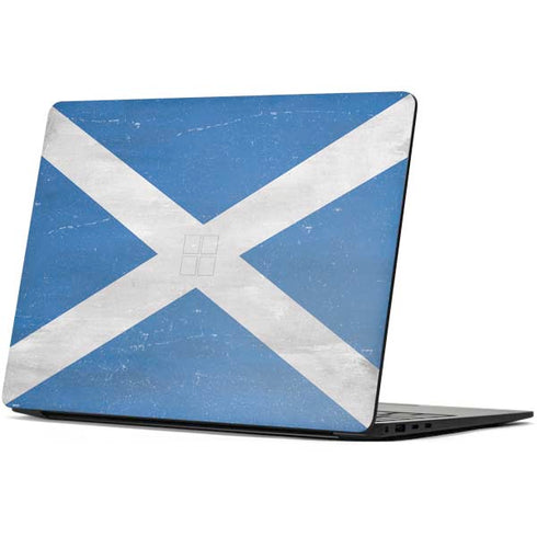 Scotland Flag Distressed Surface Laptop 7 13.8in Skin