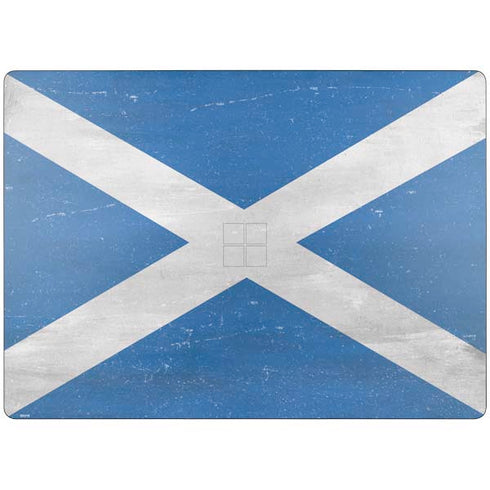 Scotland Flag Distressed Surface Laptop 7 15in Skin