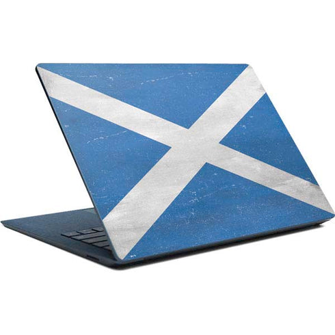 Scotland Flag Distressed Surface Laptop Skin