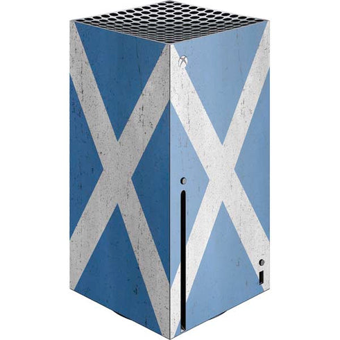 Scotland Flag Distressed Xbox Series X Skins