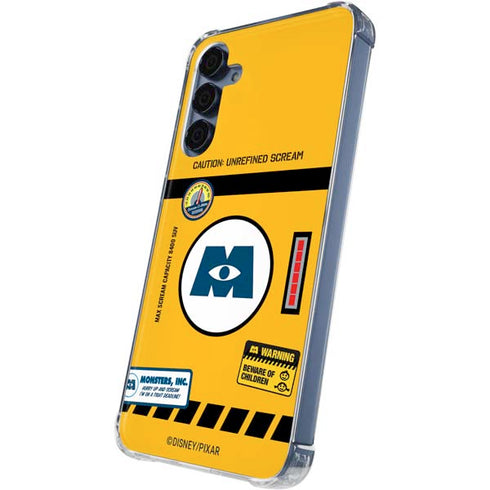 Disney Monsters Inc. Scream Canister Galaxy A35 5G Clear Case