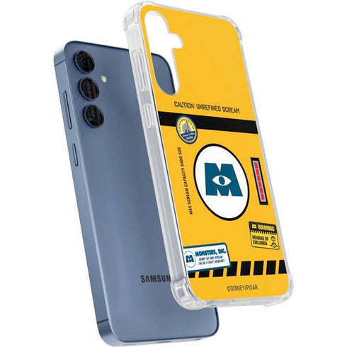 Disney Monsters Inc. Scream Canister Galaxy A35 5G Clear Case