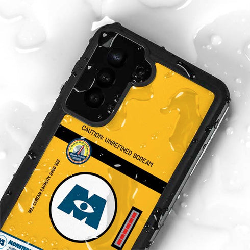 Disney Monsters Inc. Scream Canister Galaxy S24 Plus Waterproof Case