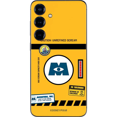 Disney Monsters Inc. Scream Canister Galaxy S25 Skin