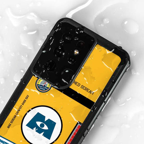 Disney Monsters Inc. Scream Canister Galaxy S24 Ultra Waterproof Case