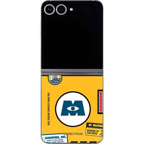 Disney Monsters Inc. Scream Canister Galaxy Z Flip6 Skin