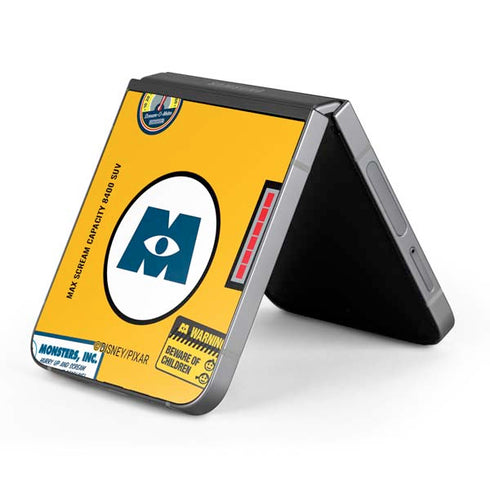 Disney Monsters Inc. Scream Canister Galaxy Z Flip6 Skin