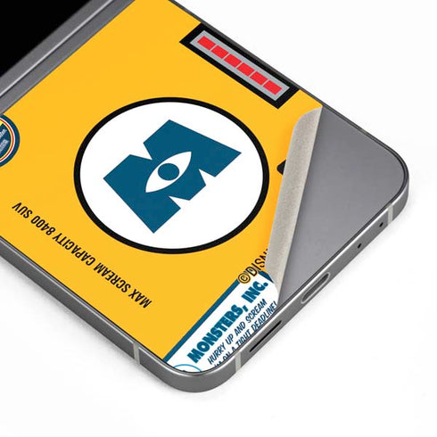 Disney Monsters Inc. Scream Canister Galaxy Z Flip6 Skin