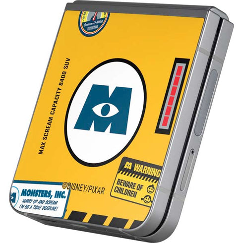 Disney Monsters Inc. Scream Canister Galaxy Z Flip6 Skin