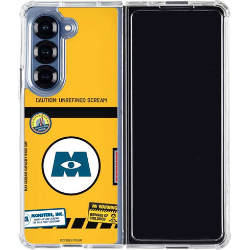 Disney Monsters Inc. Scream Canister Galaxy Z Fold6 Clear Case