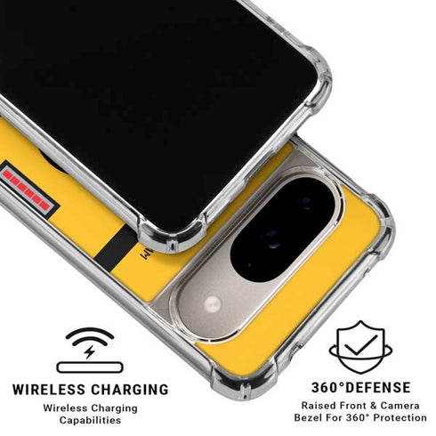 Disney Monsters Inc. Scream Canister Google Pixel 10 Clear Case