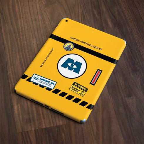 Disney Monsters Inc. Scream Canister Apple iPad Skin