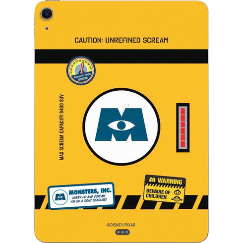 Disney Monsters Inc. Scream Canister Apple iPad Air Skin