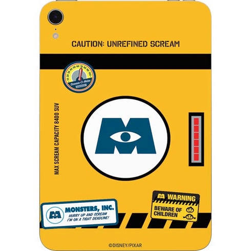 Disney Monsters Inc. Scream Canister Apple iPad Mini Skin